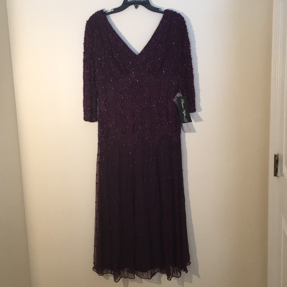 NWT Pisarro Nights Beaded Mesh dress. Originally purchased from Nordstrom XS